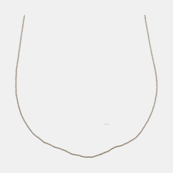 18k White Gold Silver Jewelry Set
