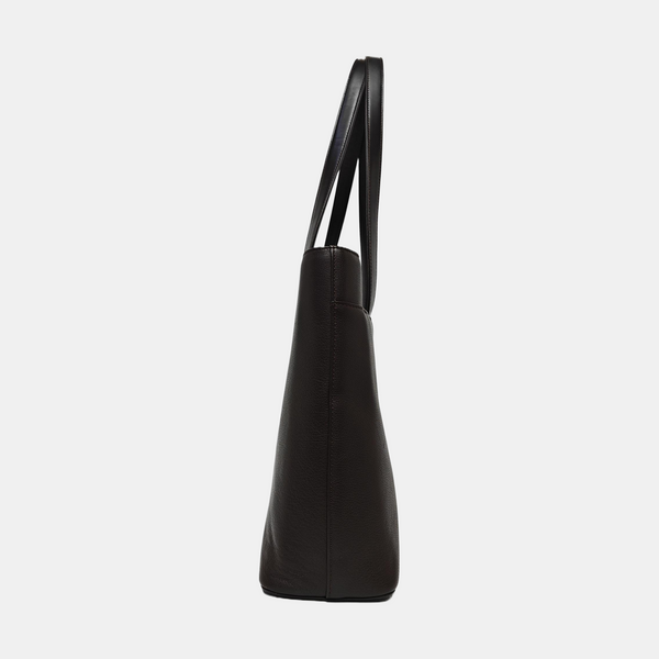 Calfskin Shoulder Bag Brown