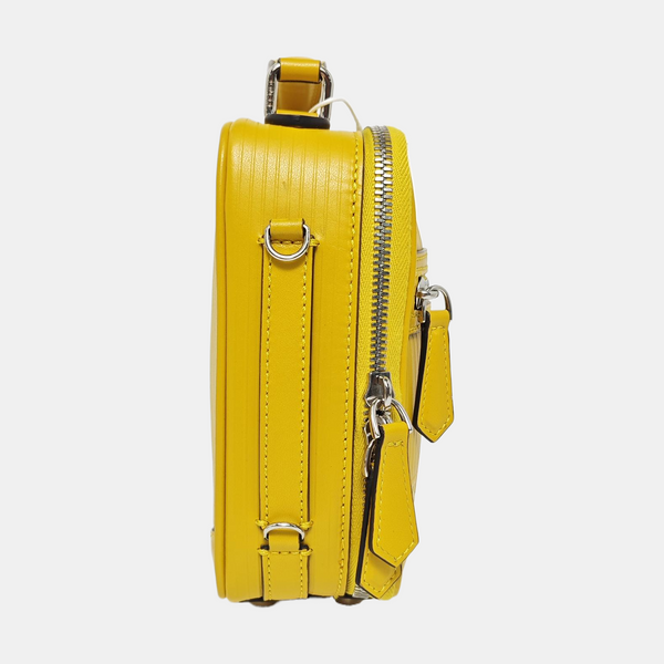 Calfskin Shoulder Bag Mini Yellow