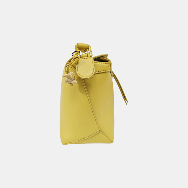 Puzzle Small Calfskin Yellow