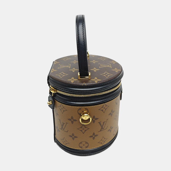 CANNES PM Monogram Coated Canvas Brown
