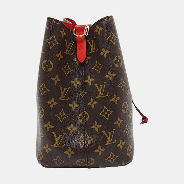 NÉONOÉ MM Monogram Coated Canvas Brown