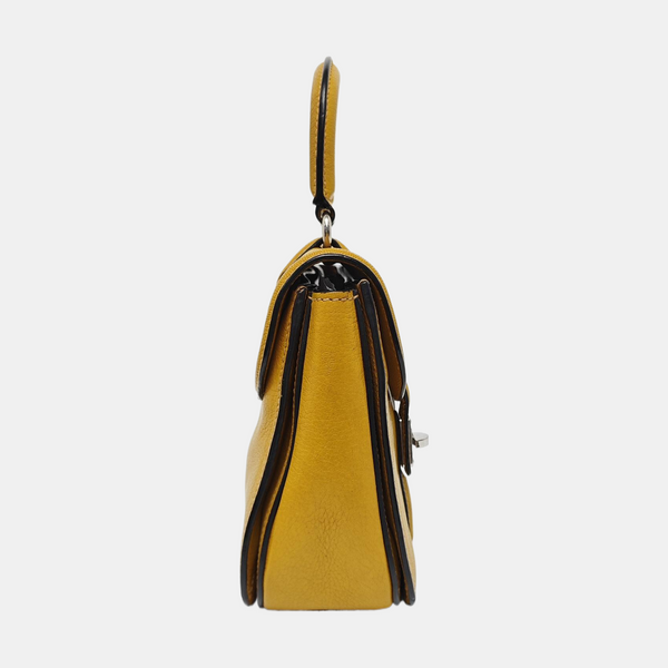 Calfskin Shoulder Bag Yellow