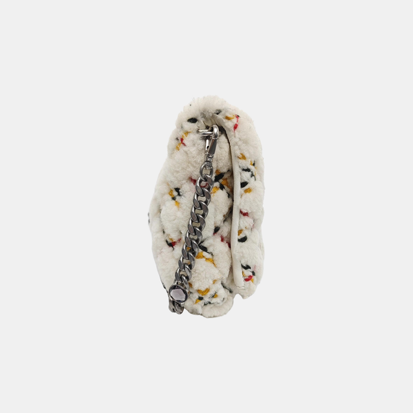 Fabric Crossbody Bag White
