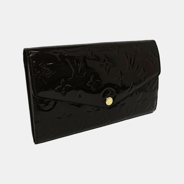 SARAH Patent Leather Red Wallet