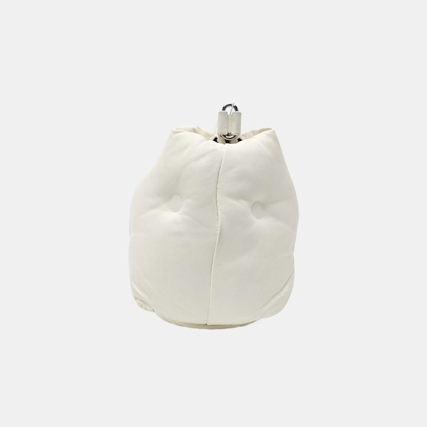 Lambskin Shoulder Bag White