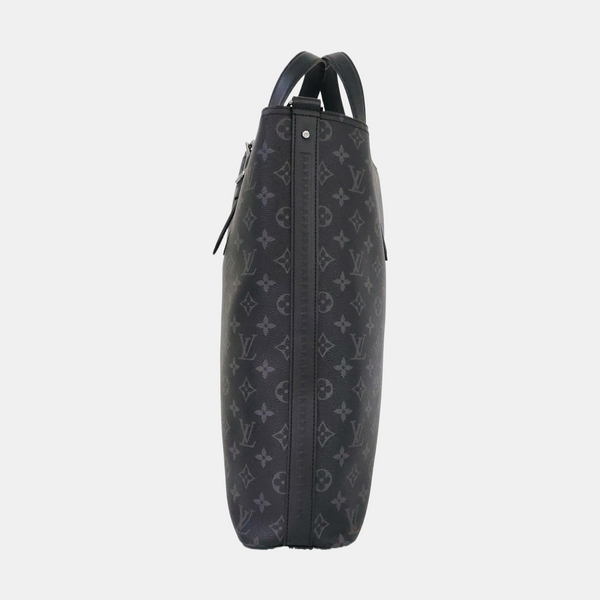 DAVIS Monogram Coated Canvas Black