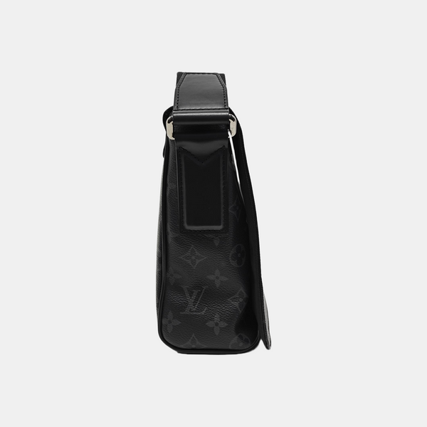 DISTRICT PM Monogram Coated Canvas Black