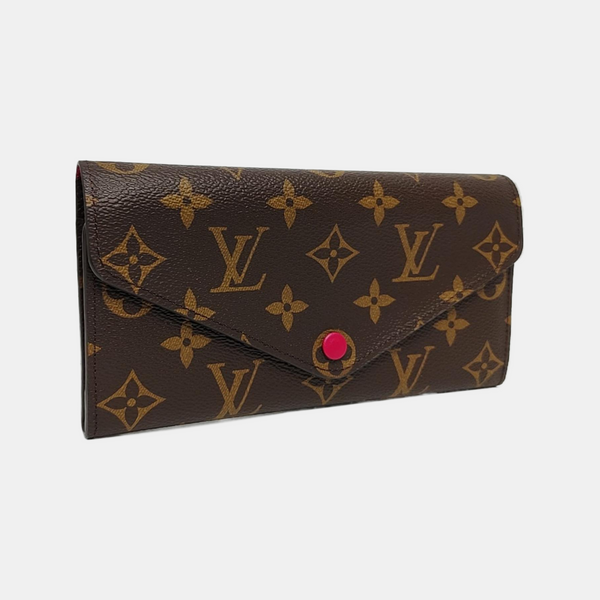 EMILIE Monogram Coated Canvas Brown Wallet