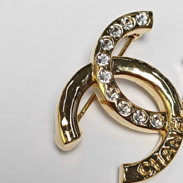 Metal Gold Brooch