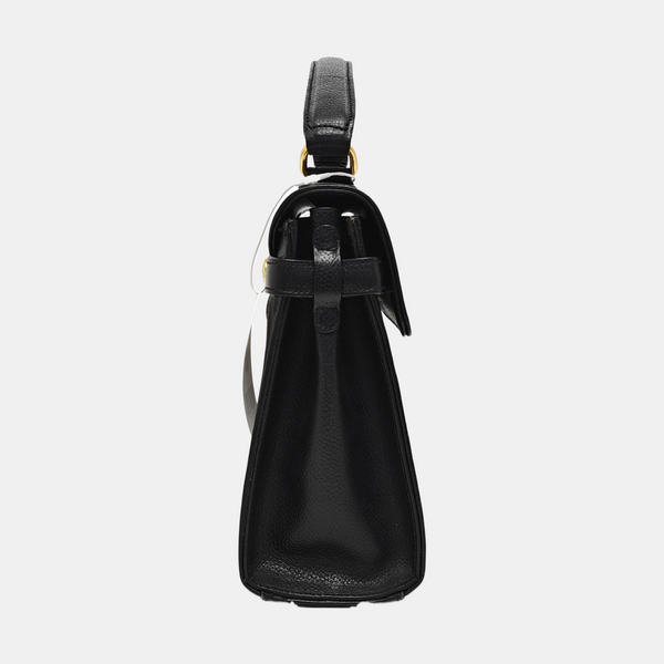 Calfskin Shoulder Bag Black