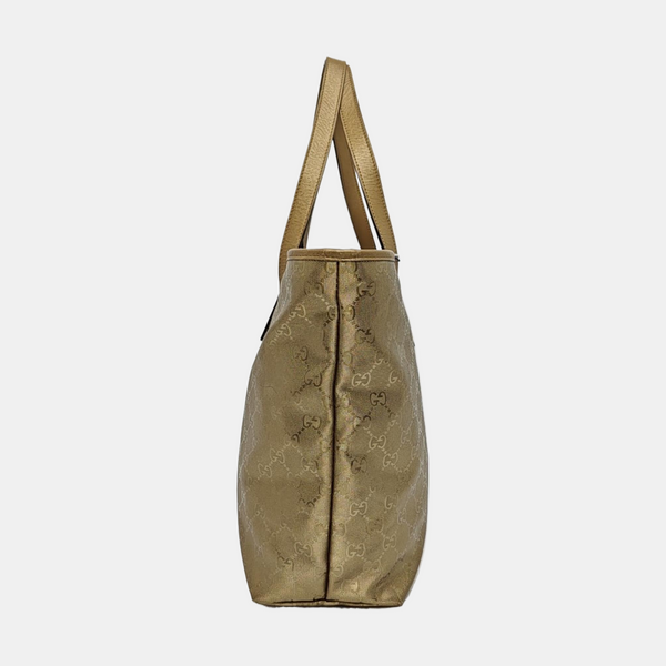 GG Imprime Monogram Coated Canvas Gold