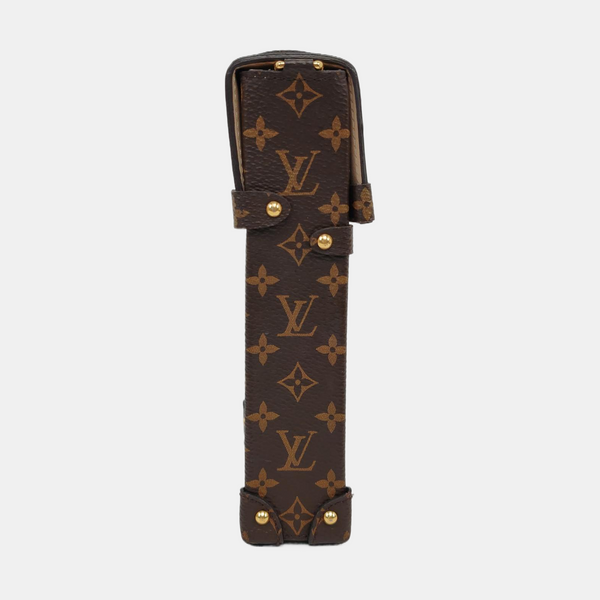 TRUNK Monogram Coated Canvas Brown