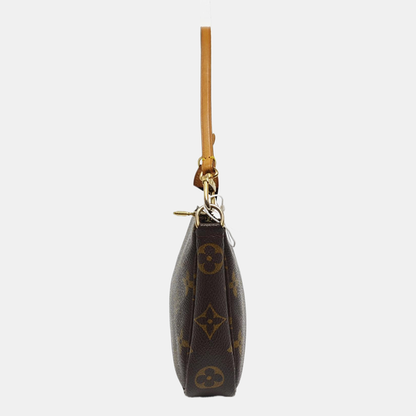 ACCESSOIRES Monogram Coated Canvas Brown