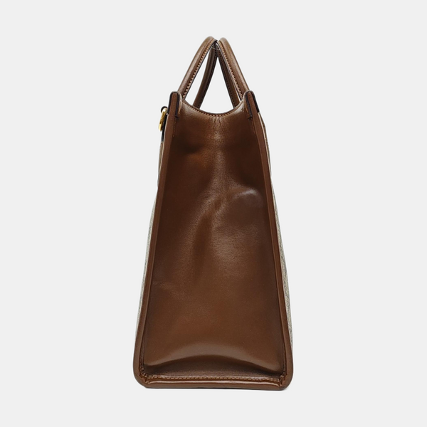 Retro Small Monogram Coated Canvas Brown