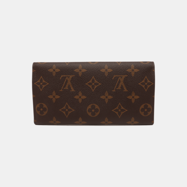 JOSÉPHINE Monogram Coated Canvas Brown Wallet