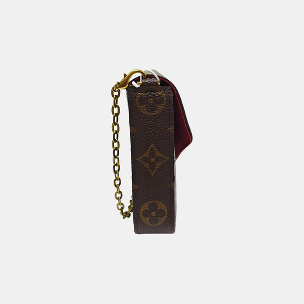 FÉLICIE Monogram Coated Canvas Brown