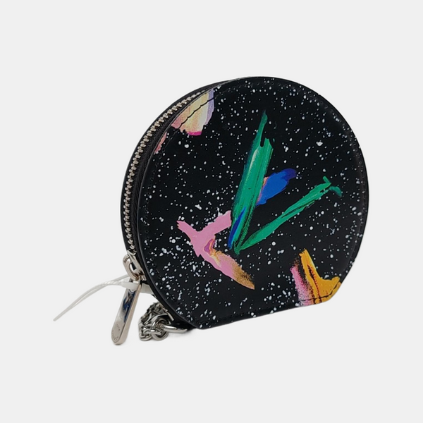 MICRO Calfskin Black Key Pouch