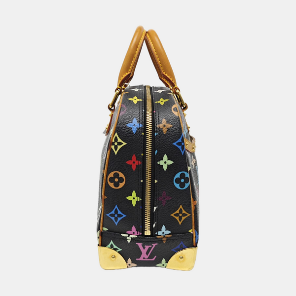LV × TM DEAUVILLE Monogram Coated Canvas Black