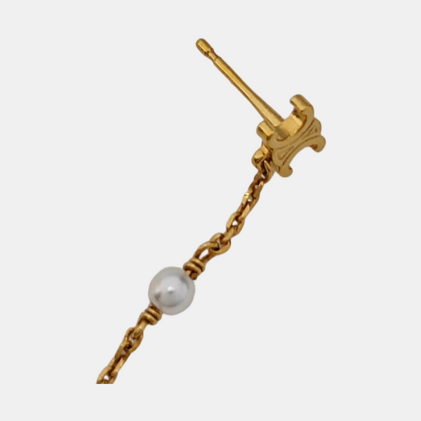 Metal Gold Stud Earrings