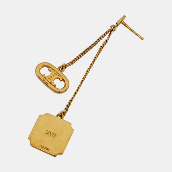MAILLON TRIOMPHE Brass Gold Stud Earrings
