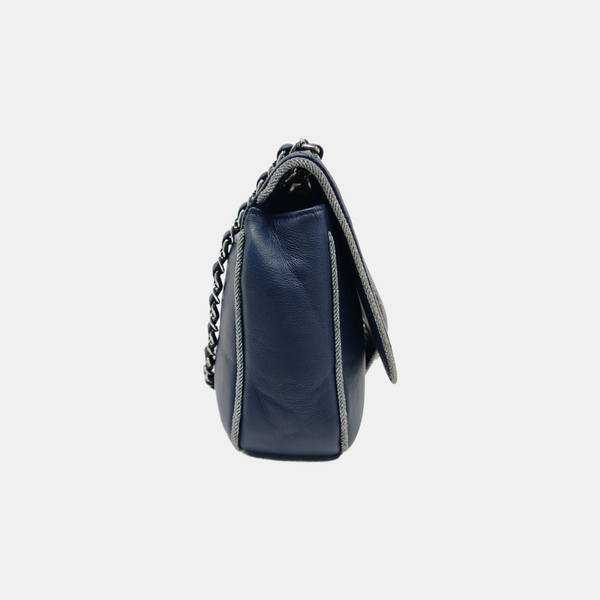 MADISON Quilted Calfskin Blue