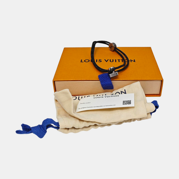 Coated Canvas Black Bangle