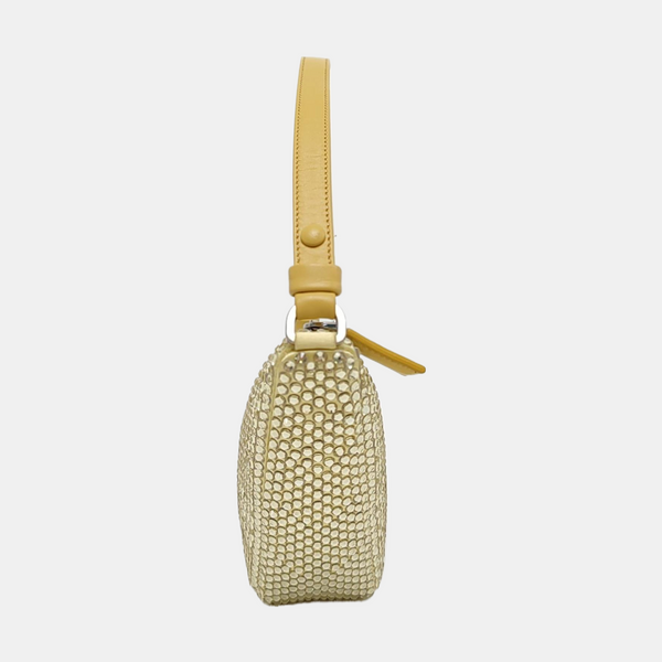 Satin Shoulder Bag Yellow