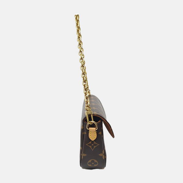 IVY Monogram Coated Canvas Brown