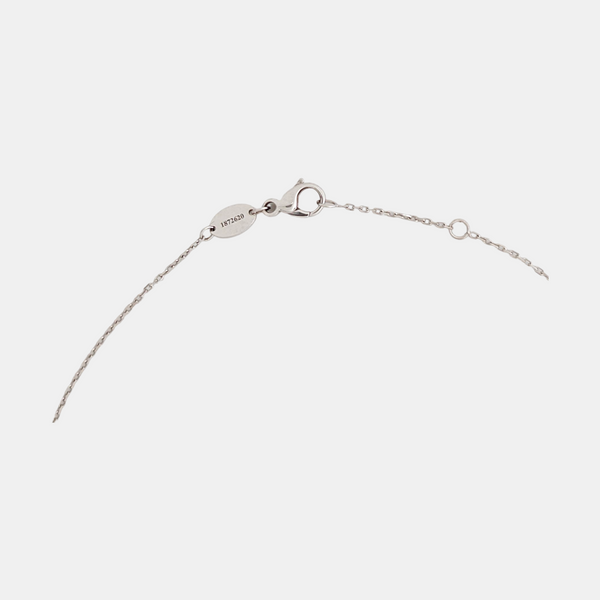 Jeux De Liens 18k White Gold Silver Necklace