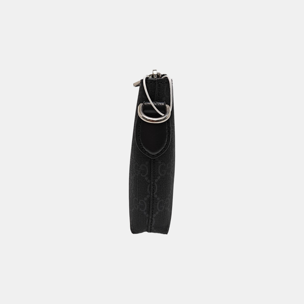 GG Supreme Monogram Coated Canvas Black