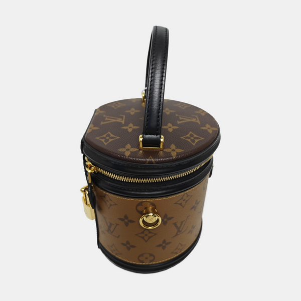 CANNES PM Monogram Coated Canvas Brown