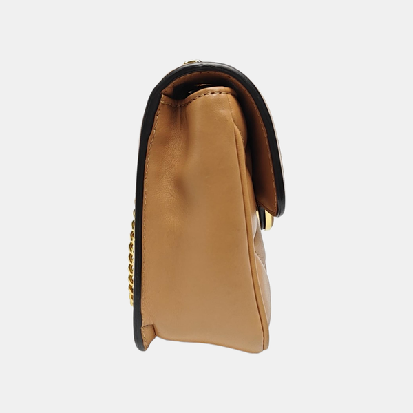Interlocking G Mini Quilted Calfskin Brown