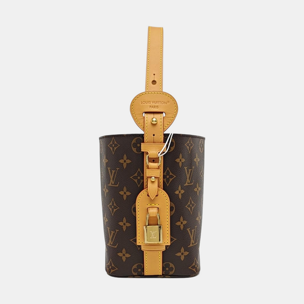 ALL IN Monogram Coated Canvas Brown