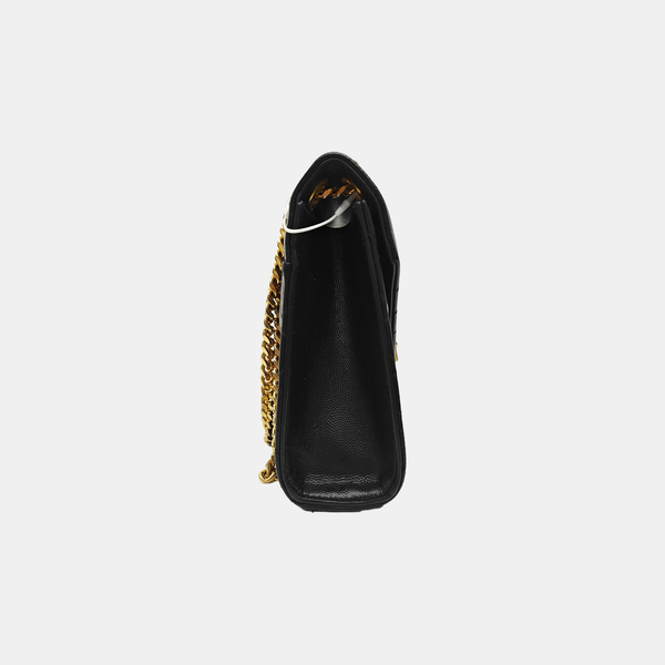 ENVELOPE Medium Quilted Calfskin Black