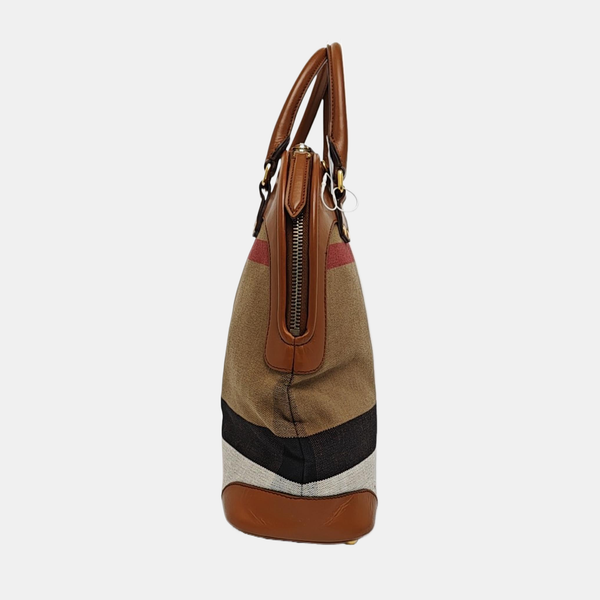 Canvas Shoulder Bag Brown