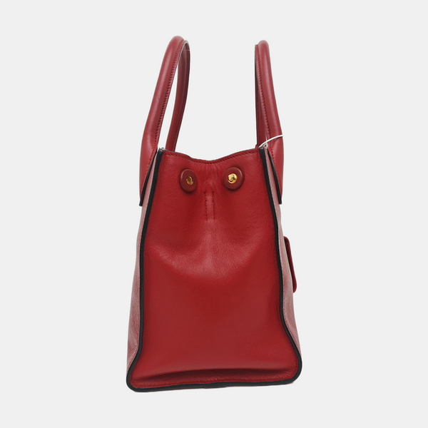 Monochrome Calfskin Red