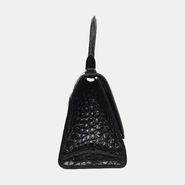 Hourglass S Calfskin Black