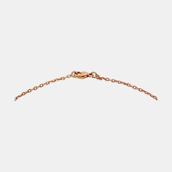 Pop H Metal Rose Gold Necklace