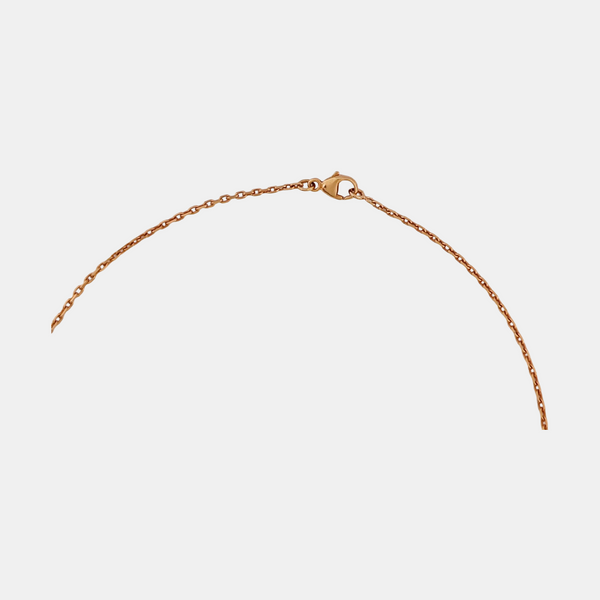 Pop H Metal Rose Gold Necklace