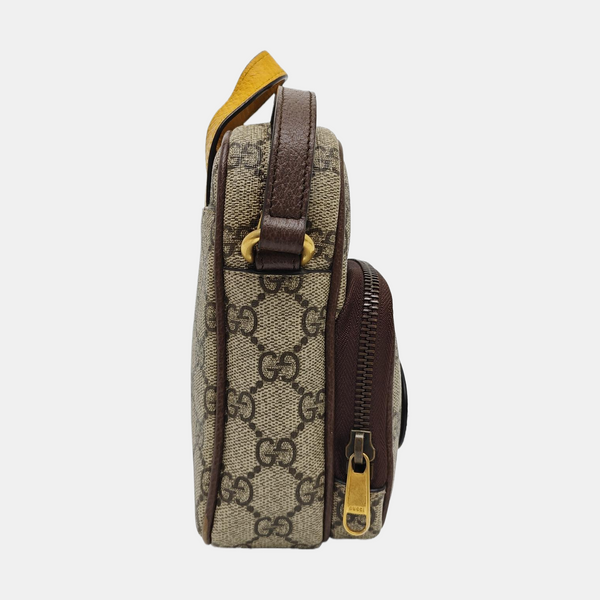 Neo Vintage Mini Monogram Coated Canvas Brown