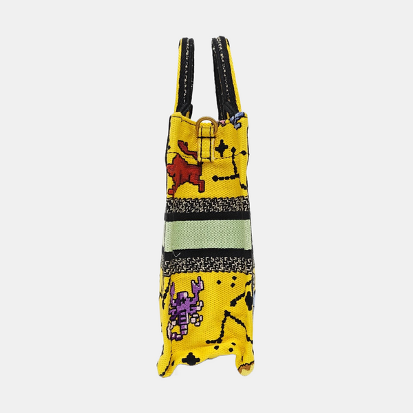 Book Tote Mini Canvas Yellow