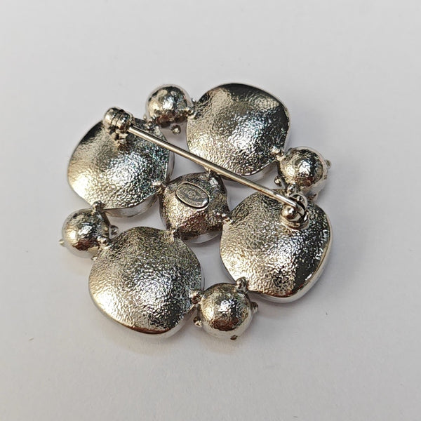 Metal Silver Brooch