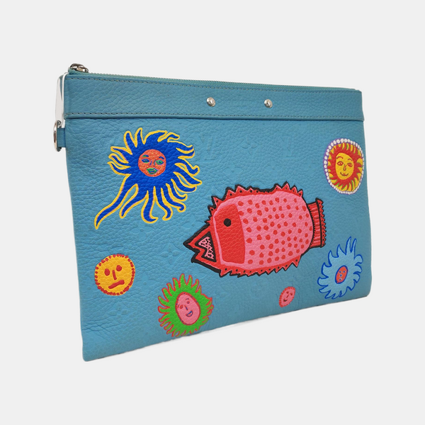 Monogram Calfskin Blue