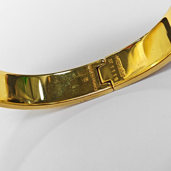 Clic Anneau Metal Gold Bangle