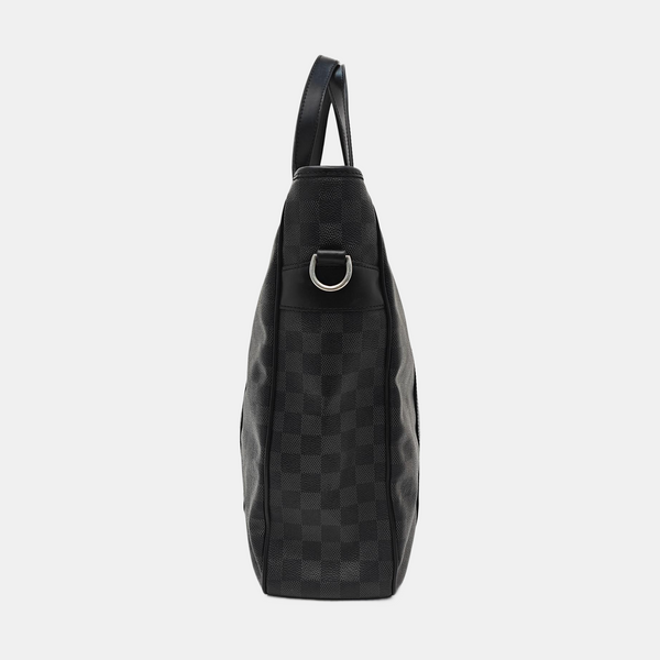 TADAO MM Damier Graphite Coated Canvas Gray