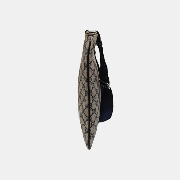 Monogram Coated Canvas Shoulder Bag Gray