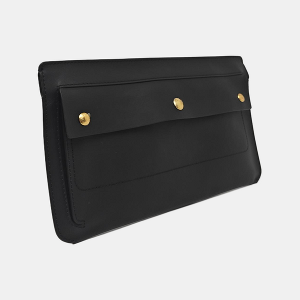 Calfskin Shoulder Bag Black