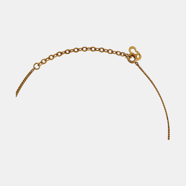 Petit CD Metal Gold Necklace