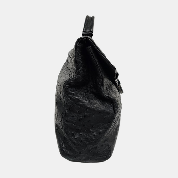 Capri Ostrich Black
